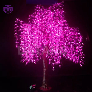 Élégante Lampe LED Extérieure Étanche en Forme de Saule Artificiel pour Décoration Paysagère de Jardin – En Vente - Product Image 5