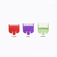 Juego de Peines Guía Profesionales para Cortapelos con Código de Color y Caja Organizadora, Kit de 10 Tamaños para Recortadora de Barbero