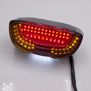 YOUNDERM 5 en 1 Feu arrière LED modifié pour moto <span class=keywords><strong>avec</strong></span> clignotant, frein, marche nocturne et lentille intégrée 54 LED - Product Image 3