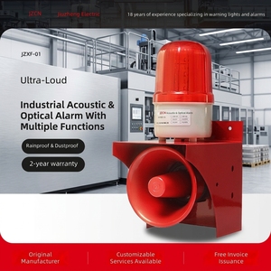 Allarme Industriale ad Alta Potenza con Trasmissione Vocale in Tempo Reale, 12V/24V, Suono ad Alto Decibel, Avvisatore Acustico Integrato con Luce, Modello JZXF Cina - Product Image 2
