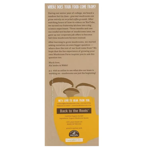 Kit de culture de champignons huîtres carrés écologiques Cadeau pour enfants pour le jardinage domestique - Product Image 2