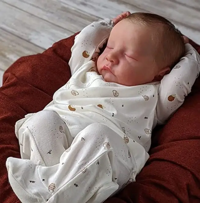 Christmas gifts cheap reborn baby dolls for sale role playing nurturing play 19 inch reborn sleeping baby doll