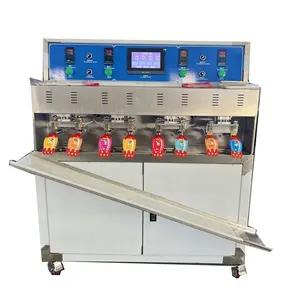 automatic 4/8nozzle ice jelly plastic packaging bag filling sealing packing machine ice pop flavor drink filling machine