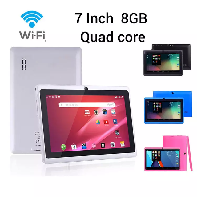 Hot Sale 7 Inch Inexpensive Android Tablet Pc A33 Quad Core 1.3GHz 1024*600lPS Wifi Smart Android Tablet Pc