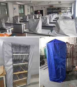 Customized PVC Dust Cover for <b>Machinery</b> Equipment with Simple Design and Reactive Printing Sunscreen Protective Cover - Product Image 5