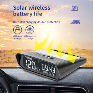 VJOYCAR Affichage tête haute universel pour voiture S100 Rappel de conduite en cas de fatigue Compteur de vitesse numérique Gps <span class=keywords><strong>Kmh</strong></span> <span class=keywords><strong>Mph</strong></span> - Product Image 3