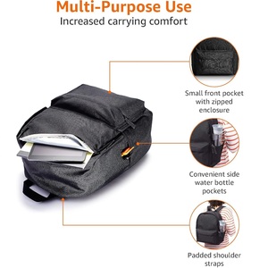 Sac à dos polyvalent avec un design classique durable, des compartiments spacieux et des bretelles rembourrées réglables pour une utilisation quotidienne - Product Image 3