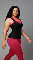 Faja Moldeadora de Látex con 13 Varillas de Acero Tallas Grandes, Control Abdominal Fuerte, Cincher de Cintura Bajo el Busto para Mujer