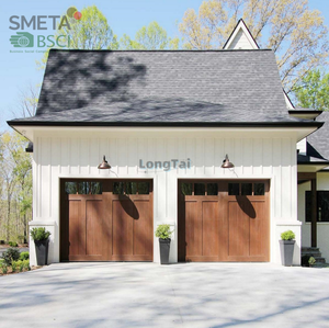 Porte de garage en aluminium imitation bois Andexin, vente en gros d'usine, approvisionnement en vrac, qualité stable, idéale pour les projets immobiliers - Product Image 5