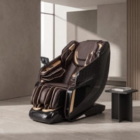 Fauteuil de massage 4D corps entier zéro gravité avec rail SL, chauffage, rouleaux de massage des pieds, airbags, intelligent, de luxe, électrique, inclinable, spa RENOVACARE