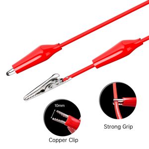 Cleqee 3-Pair Multimeter for Leads Set 4mm Stackable Banana Plug Alligator <b>Clips</b> Mini for <b>Hook</b> <b>Clips</b> Cables Copper Electrical - Product Image 4