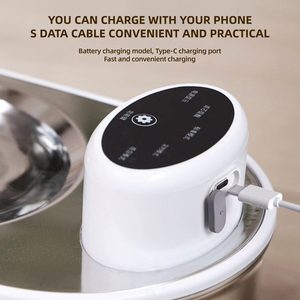 Fontaine à eau automatique sans fil pour animaux de compagnie (chats et chiens) 4000 mAh avec fenêtre de niveau d'eau de 3 L – Distributeur intelligent pour animaux - Product Image 3