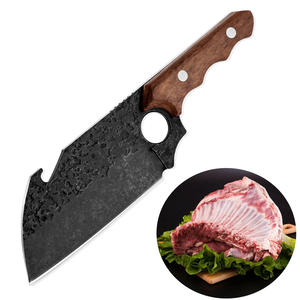 Couperet à désosser en métal forgé en acier inoxydable <span class=keywords><strong>Chef</strong></span> viande couteau de <span class=keywords><strong>boucher</strong></span> ouvre-bouteille conception cuisine abattage pour barbecue en plein air - Product Image 2