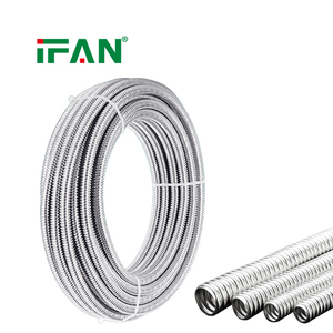 Tuyau ondulé en acier inoxydable IFAN 304 de 20 à 60 cm pour la connexion des chauffe-eau et des cuisinières à gaz - Product Image 2