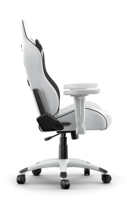 Chaise pivotante de jeu de vitesse de course haut de gamme accoudoirs 3D inclinables 90-180 degrés cadre en métal chaise de jeu vidéo blanche chaise de jeu