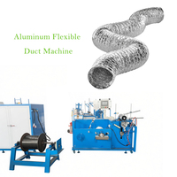 HVAC PVC PET aluminium Flex fil ondulé conduit d'air renforcé formant la machine pour Kit de connecteur de cheminée