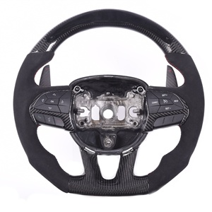 Ever-Carbon Racing ECR Venta caliente <span class=keywords><strong>Precio</strong></span> de fábrica Led Volante de carbono con Alcantar Volante para <span class=keywords><strong>Dodge</strong></span> <span class=keywords><strong>Challenger</strong></span> - Product Image 1