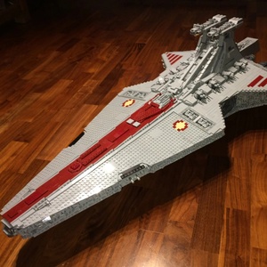 05077 6125Pcs Sao Kế Hoạch Chiến Tranh Loạt Các Ucs Cộng Hòa Sao Tàu Khu Diệt Cruiser St04 Xây Dựng Khối Gạch Đồ Chơi Với MOC-0694 - Product Image 3