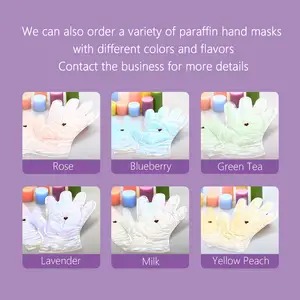 Private Label Whitening Paraffin Lavender Collagen Disposable Moisture Skin Care Foot And Hand Mask