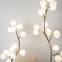 Décorations de mariage dorées, fournitures de décoration d'événements, fleurs artificielles, lampadaires LED pour mariage