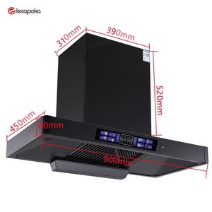 <span class=keywords><strong>Campana</strong></span> <span class=keywords><strong>Extractora</strong></span> Inteligente de Pared de 90 cm con Control por Voz, para Uso en Cocina de Casa u Hotel, Bajo Nivel de Ruido - Product Image 5