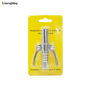 Boquilla de acero de alta resistencia para pistola de engrase, acoplador de alta presión de 10000 PSI, doble mango para fácil engrase, OEM personalizable, alta calidad - Product Image 5