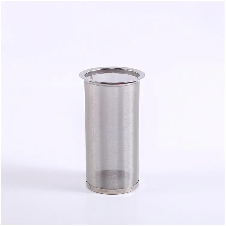 メイソンジャー用アイスコーヒー & ティーメーカーインフューザー耐久性のあるファインメッシュステンレス鋼コールドコーヒーブリューワーフィルターメッシュチューブ