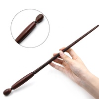 Baguette Magique Harry Potter Coffret Noir Manglobes Accessoire Cosplay Cowin Cadeau de Thanksgiving Nouvel An Noël Halloween en Métal Acier