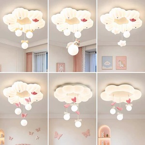 Lampada da Soffitto LED Principessa delle Stelle Rosa e Bianca, 40CM 48W 3CCT Dimmerabile, per Camera da Letto delle Ragazze e Sala Giochi per Bambini - Product Image 5