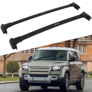 JOESHIER Barra Transversal Portaequipajes de Techo de Aleación de Aluminio Negra de Alta Calidad Estilo OE para Land Rover Defender 90/110 - Product Image 3