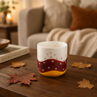 Pot de bougie en porcelaine personnalisé, vintage, européen, pour cadeaux de noël, artisanat, vase en céramique, bougie de luxe