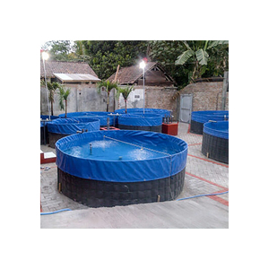 Tangki Ikan Akuakultur RAS PVC/TPU Fleksibel Khusus, Kapasitas 200L-500,000L, Anti-UV, Anti-Bocor, Garansi 2 Tahun - Product Image 6