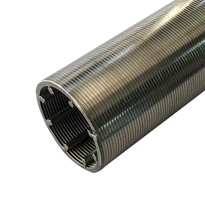 अच्छी गुणवत्ता 4 "6" 8 "10" <span class=keywords><strong>12</strong></span> इंच व्यास स्लॉट 10 20 40 स्टेनलेस स्टील 304 316 316L वेज वायर जॉन्सन फ़िल्टर - Product Image 2