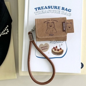 เคสหนังสีน้ำตาลสำหรับ AirPods Pro 3 ลายสุนัขเวสต์ไฮแลนด์  ฝาครอบป้องกันสำหรับหูฟังไร้สาย Apple AirPods 2/3 - Product Image 3