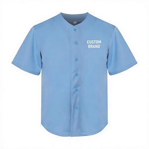 Tenue de sport personnalisée de haute qualité, respirante, à séchage rapide, anti-UV, 100% polyester, uniforme de baseball imprimé pour garçons - Product Image 1
