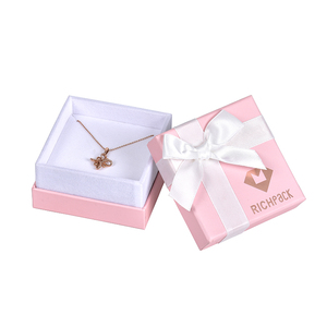 Richpack Bulk Elegant Silk Decoration Organic Ring Packaging Custom Jewelry Box