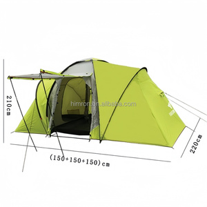 <span class=keywords><strong>Tente</strong></span> de camping familiale de haute qualité à double couche, imperméable, <span class=keywords><strong>deux</strong></span> <span class=keywords><strong>chambres</strong></span>, un salon, pour <span class=keywords><strong>4</strong></span> saisons - Product Image 2