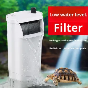 Filtre pour aquarium Sensen à niveau d'eau basse, type cascade peu profonde, petit, silencieux, purificateur d'eau intégré - Product Image 1