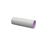 Boîte en papier cylindrique avec logo personnalisé, paillettes argentées, couvercle violet scintillant pour emballage de cosmétiques, extensions de cheveux, perruques, vente en gros