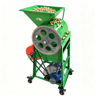 Petite machine à décortiquer les cacahuètes, décortiqueuse électrique d'arachides pour usage domestique et agricole