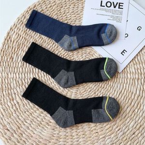 <span class=keywords><strong>Chaussettes</strong></span> de travail en coton robustes pour <span class=keywords><strong>hommes</strong></span>, épaisses et rembourrées, idéales pour les bottes de travail et l'entraînement - Product Image 1