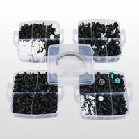 Assortiment de clips de fixation pour voiture, attaches automobiles, tailles courantes, rivets en nylon pour pare-chocs et ailes, 1115 pièces + outil de retrait