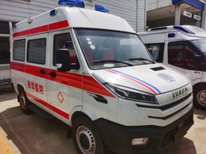 Ambulancia Diésel 4x2 China con Silla de Camilla, Luz Superior, Sirena, Silenciador, Varios Adornos, Vehículo Médicamente Equipado - Product Image 2