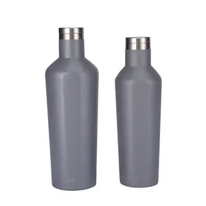 Eco-friendly Stainless Steel Wine Bottle Vacuum Tumbler Coffee Cup Set With Customized Gift Box Wine Bottle Cup