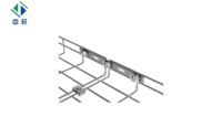 Caisse de câblage en treillis métallique en acier inoxydable SS304 robuste, panier de gestion des câbles pour centre de données et industrie alimentaire, CE ISO