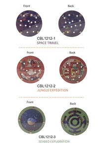 Jeu de <span class=keywords><strong>labyrinthe</strong></span> en bois double face <span class=keywords><strong>2</strong></span>-en-<span class=keywords><strong>1</strong></span> avec billes pour enfants - Product Image 5