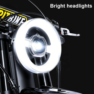 Motocicleta Eléctrica WISH 01, 1500W, 48V, 20AH, Bicicleta Eléctrica de Largo Alcance (50km), Todoterreno, Motocicleta Eléctrica - Product Image 3