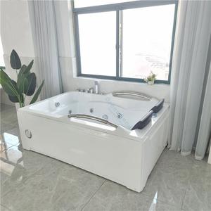 <span class=keywords><strong>Model</strong></span> Baru Bak Mandi ABS Akrilik Persegi Panjang Dewasa Pijat Air dan Pusaran Air dengan Reaksi Tingkat Air - Product Image 5