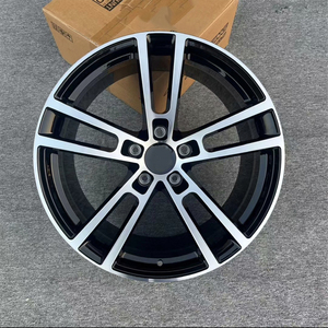 Jantes Galop <span class=keywords><strong>Noir</strong></span> Brillant 18-19 Pouces en Alliage d'Aluminium PCD <span class=keywords><strong>5</strong></span>*112 ET 30 Nouvelles Jantes de Voiture de Tourisme pour VW <span class=keywords><strong>Polo</strong></span> Golf Spokes - Product Image 5