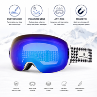 HUBO 29 Lunettes de ski polarisées laser OTG anti-buée, compatibles avec les verres correcteurs, pour snowboard et sports de neige, idéales pour le ski en forêt et contre l'éblouissement